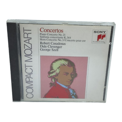 MOZART Piano Concerto 21 Horn No. 3 Szell/Casadeus/Druian/Skernick/Clevenger