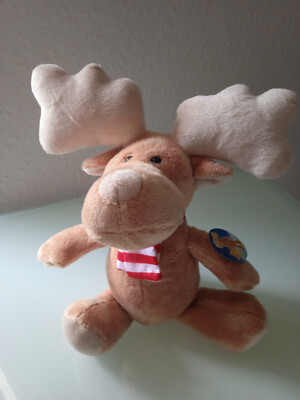 Neu FERRERO Kinder Schokolade ELCH RENTIER ELMO 33 cm Stofftier Plüschtier