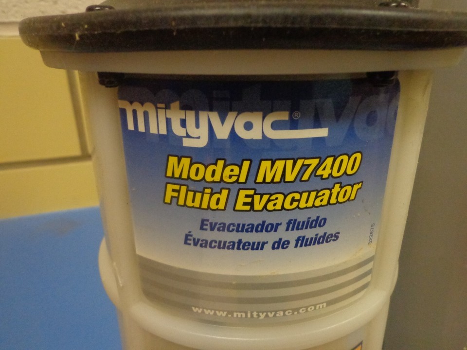 mightyvac fluid evacuator mv7400 eBay