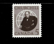 Canada 1965 - Winston Churchill, In Memoriam - Individual Stamp - MNH