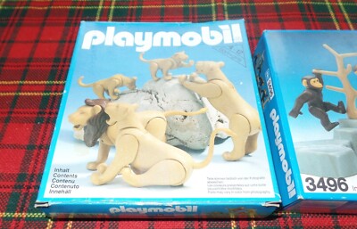 Playmobil Famille de lions avec singes - Jeux - Jouets Playmobil Famille de lions avec singes - Jeux - Jouets