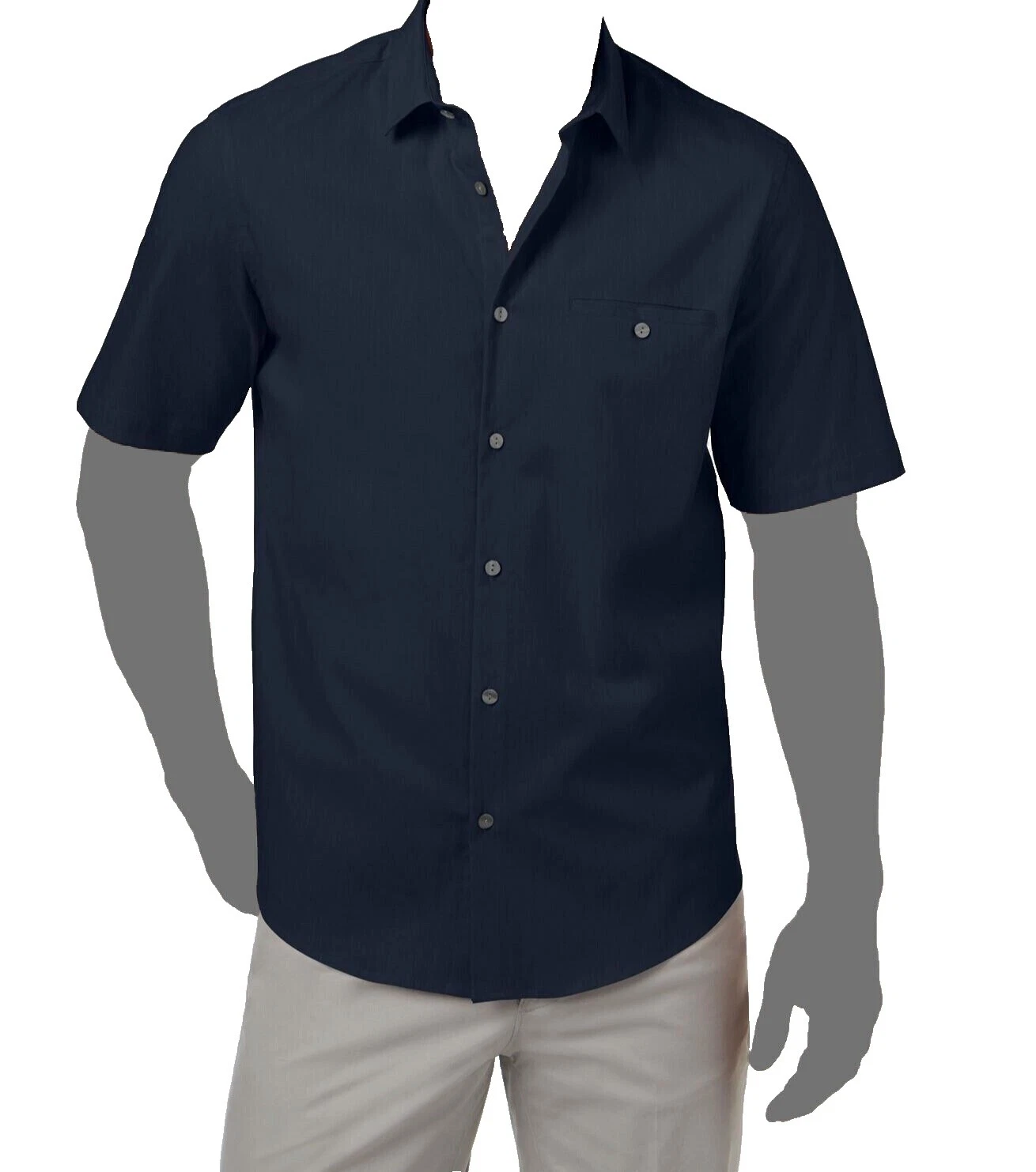 Alfani Polyester Casual Button-Down Shirts for Men