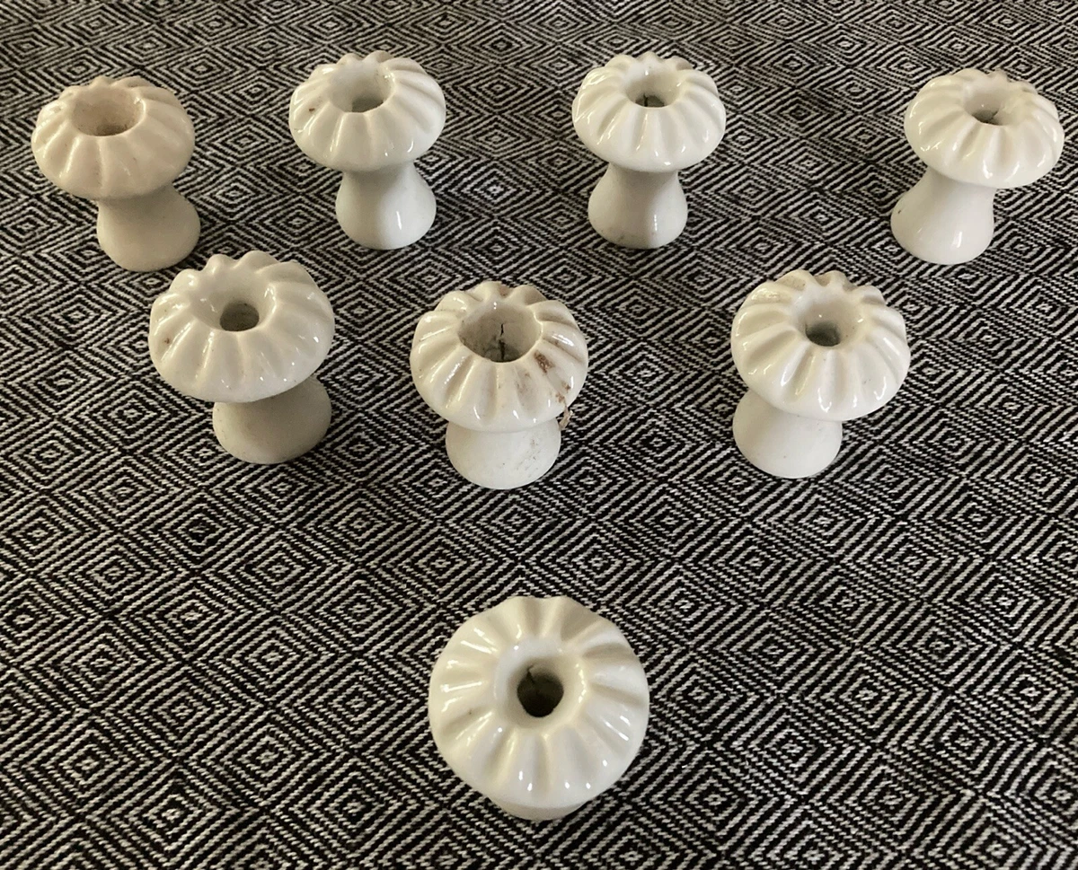 ensemble 6 boutons tiroir vintage poignées en porcelaine - Switzerland