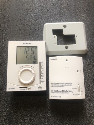 Siemens Rcr10 433 Siemens Boiler Thermostat Siemens RDJ10RF