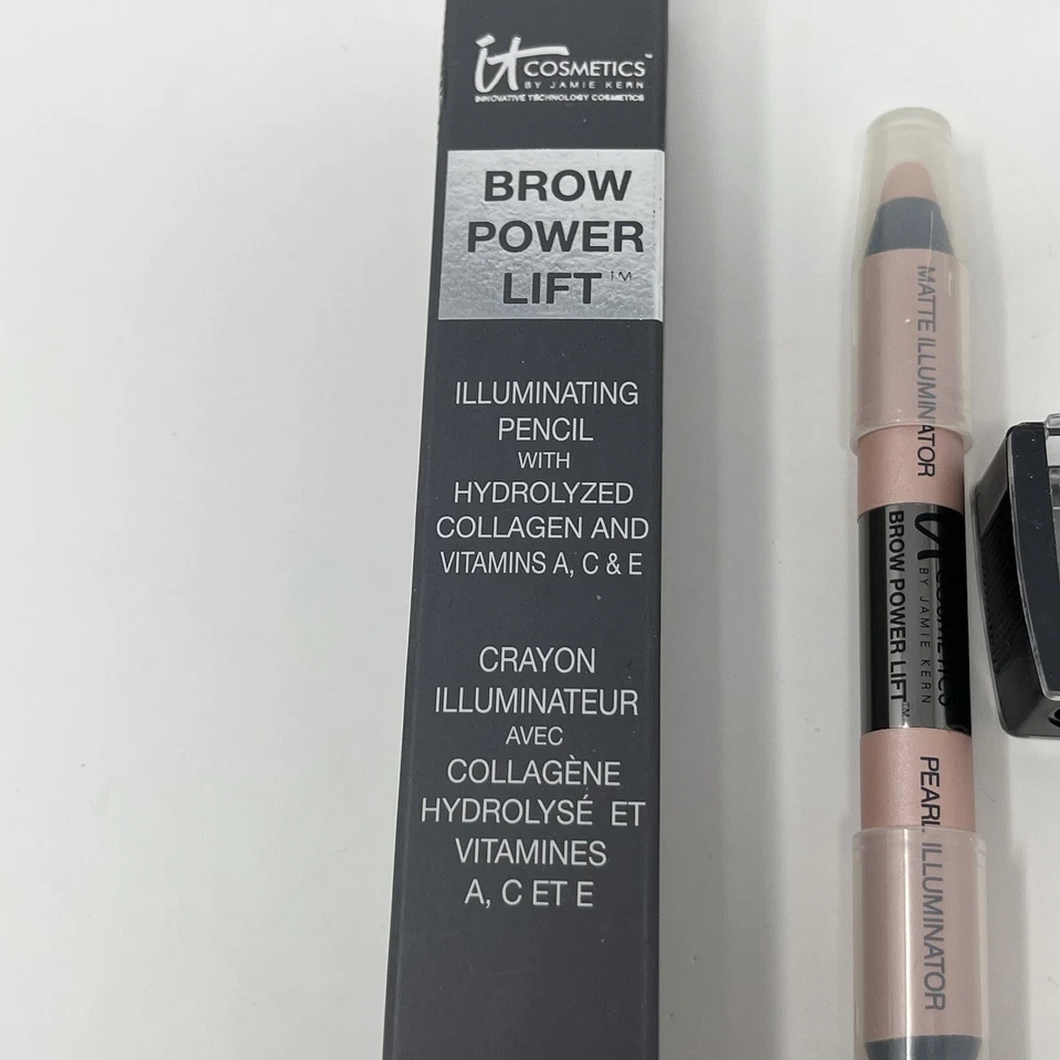 IT COSMETICS BROW POWER LIFT Dual Ended Illuminating Pencil NIB Discontinued - Image 4 of 4