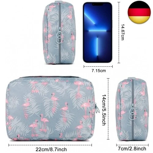 YumSur Reise Kulturtasche Zum Aufhängen Kulturbeutel Kosmetiktasche Waschtasche - Bild 3 von 4