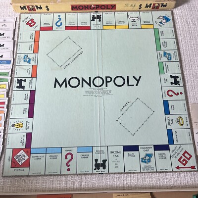 Vintage 1935 1946 1961 MONOPOLY Board Game Parker Brothers | eBay