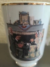 6 Norman Rockwell  Vintage Coffee Mug  in mint condition.