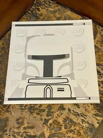 LEGO STAR WARS WHITE BOBA FETT 2010 TOY FAIR SDCC WITH BOOKLET & STICKER SHEET