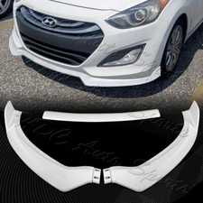 For 2013-17 Hyundai Elantra GT Hatchback Painted White Front Bumper Spoiler Lip