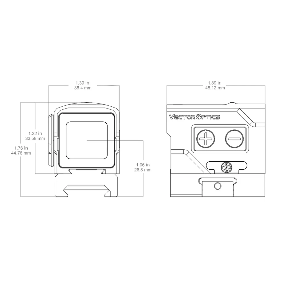 Vector Optics Frenzy Plus 1x18x20 Reflex Red Dot Sight SCRD-63 - Image 2 of 4
