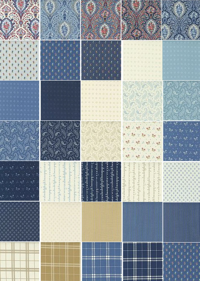 Newport Moda Charm Pack 42 100% Cotton 5" Precut Fabric Quilt Squares - Image 2 of 2