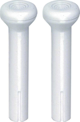 OER Off White Door Lock Knob Set For 1968-1973 Chevelle and 1968-1981 Impala