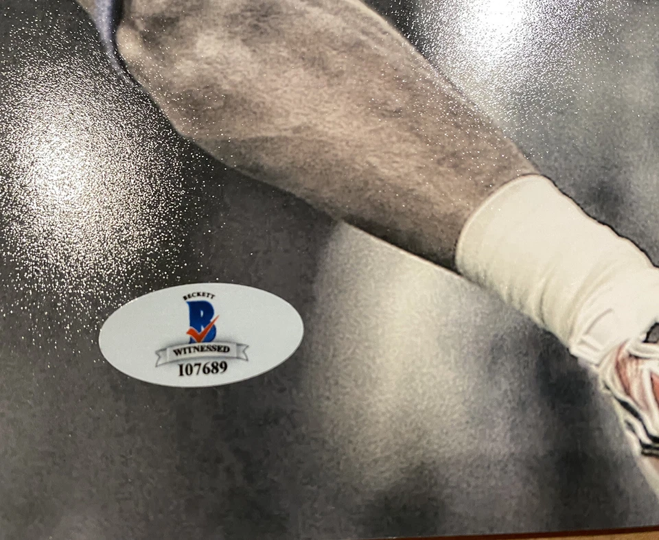 Latavius Murray Signed Autograph 11x14 Photo Picture Oakland Raiders Beckett COA - Image 2 of 3