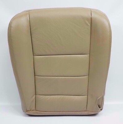 2002 to 2007 Ford F-350 Lariat EXTENDED CAB Driver Bottom Leather Seat Cover Tan 