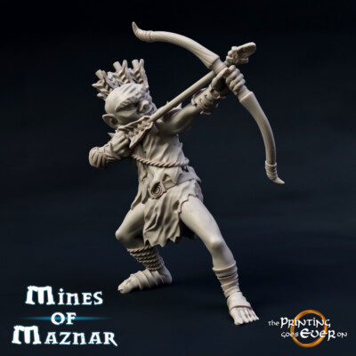 Goblin Archer Miniature | D&D DnD | 