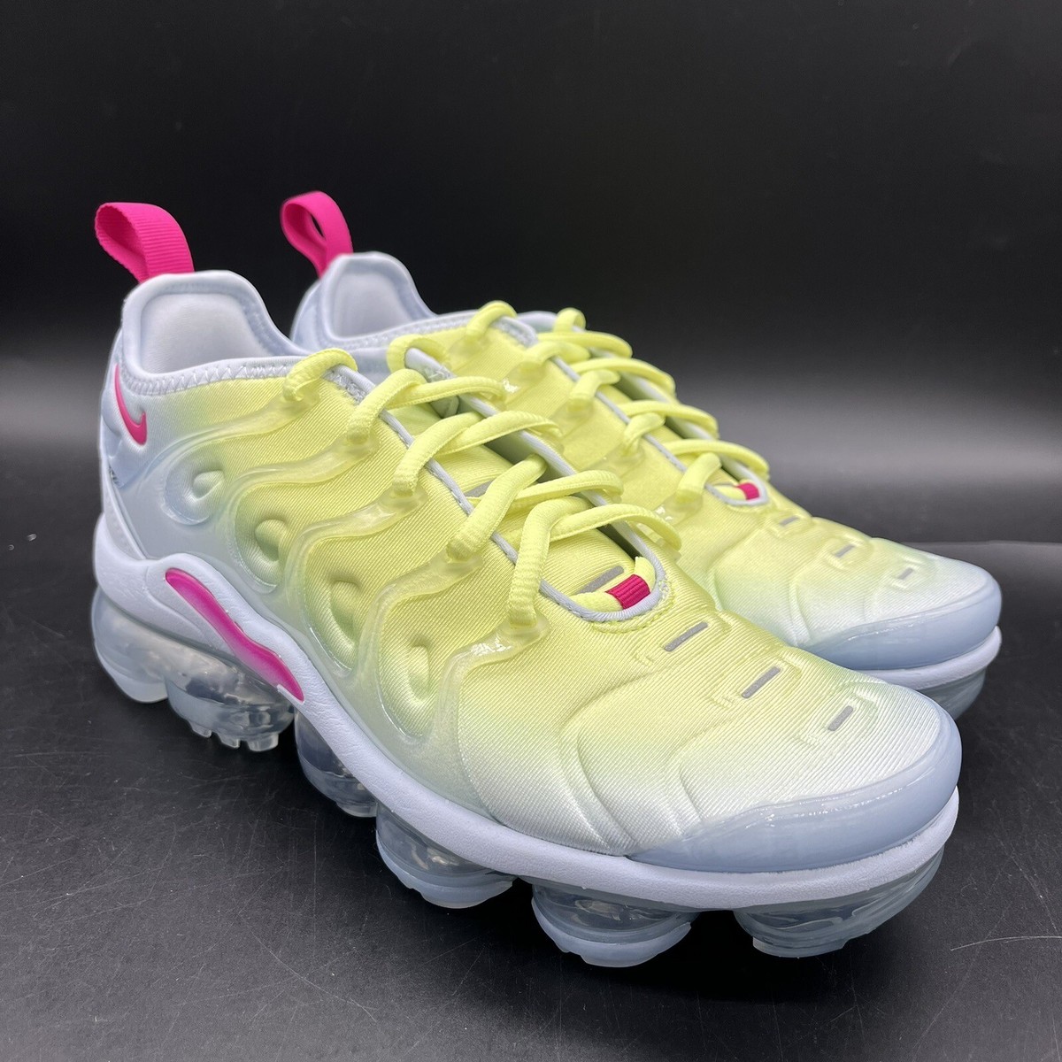 【ふーさん様】　　NIKEAIRVAPORMAX2019 ピンクイエロー29.0 NEW Nike Air VaporMax Plus Blue/Yellow/Pink Casual Shoes