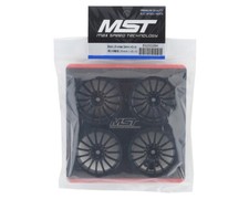 Mst 24mm Lm Wheel Black Set Of 4 0mm Offset 12mm Hex Rmx 2.0 S Fxx-d 832502bk