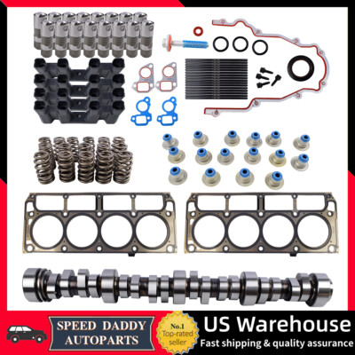 212/22X Camshafts Install Kit w/ Lifters for GM Chevy LS 4.8L 5.3L 6.0L LS1 New