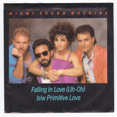 Miami Sound Machine 7''+PS Falling In Love (Uh-Oh)'' Epic (o6352) Vinyl NM