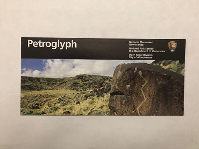 2026 Petroglyph National Monument Park Unigrid Brochure Map NEWEST New Mexico