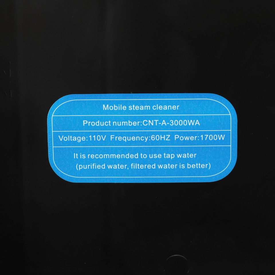 1700W Car Detailing Steam Cleaner Vehicle Dirt Removal Portable