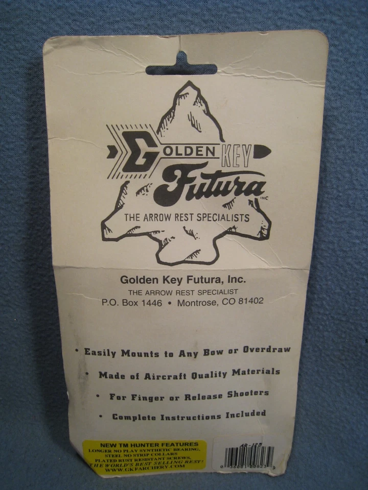 NEW Golden Key Silent Hunter Carbon Arrow Rest AR-125- Right Hand - Image 3 of 4