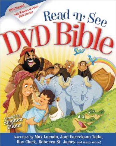 Read 'n' See DVD Bible by Stephen Elkins (2006, Hardcover) for