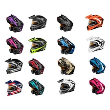 Adult Castle X CX950 V2 Dual Sport Modular Snowmobile Helmet Heated Shield
