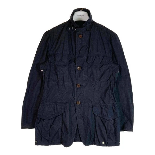 MONCLER giacca blusa nylon zip blu navy taglia 1 usata