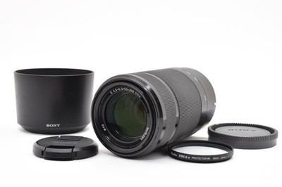 Sony E 55-210mm F/4.5-6.3 OSS Lens SEL55210  Black W/Hood [Exc++++] #2881498A