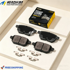 Rear Ceramic Brake Pads w/ Hardware for Toyota Matrix 1.8L 2.4L 2009 - 2013