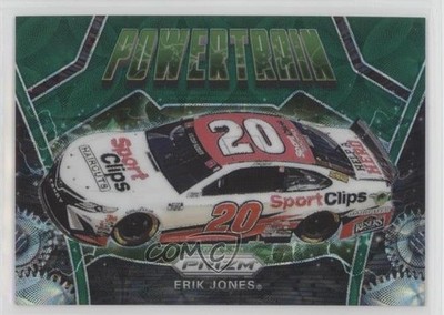 2020 Panini Prizm Power Train Green Scope Prizm 8/99 Erik Jones #89 y0i