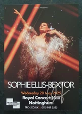 SOPHIE ELLIS BEXTOR - Signed A5 Promotional Flyer - MUSIC - SINGER