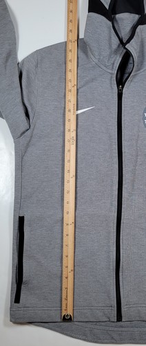 NBA Nike Philadelphia 76ers Dri-fit Full Zip Hoodie Men's L Gray 940902-032●Note - Picture 6 of 9