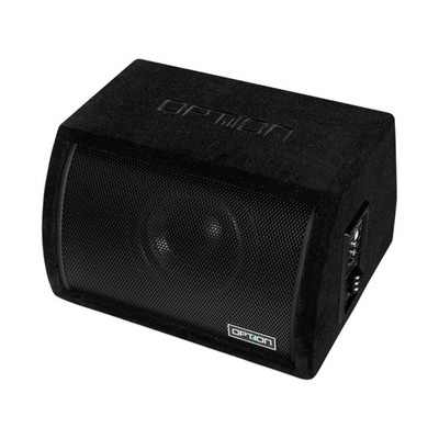 Option Audio PULSE-8BRA Sub 8 Zoll Kompakt Aktiv Gehäuse Subwoofer 350W RMS