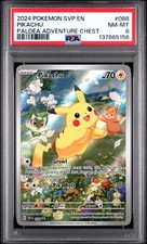 2024 POKEMON SV BLACK STAR PROMO PIKACHU #088 PSA 8 NM #137865156