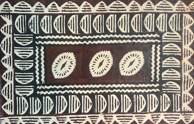 Vintage Tapa Cloth; Pacific Island; 18 5/8