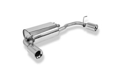 FOX Sportauspuffanlage ab Kat je 1x90mm mit Absorber für Subaru Justy ab 95 1.3l
