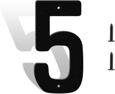 3-Inch Black Metal Modern House Numbers for Outside,Address Numbers for House,Wi