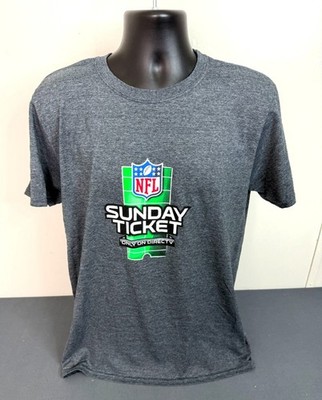Gildan NFL Sunday Ticket TV U Mens Size Large Soft Cotton Gray