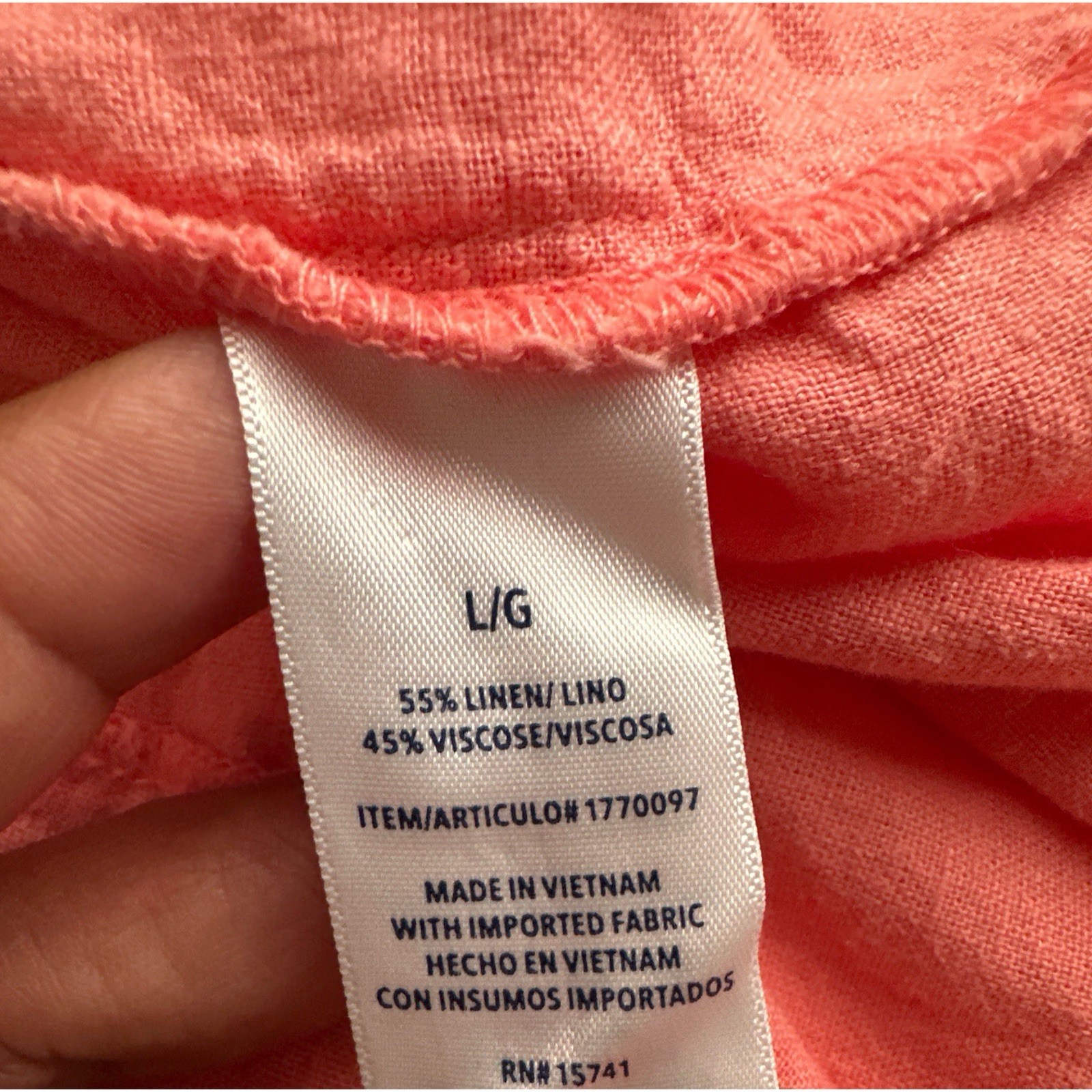 Splendid Linen Blend Split Round Neck Sleeveless … - image 11