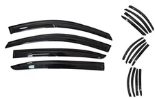  Window Visors Shade Sun Rain Wind Guards Deflectors Cover Acrylic Outside 