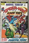 Vintage Marvel Team-Up comic book #2 1972 Spider-Man Human Torch Bronze Age