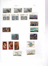 1978, 18  Canadian  stamps. See item descriptm.  Vol. 13.