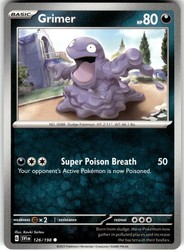 Grimer 126/198 Scarlet & Violet Base Set Common