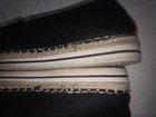 BOBS Skechers Shoes Slip On Sz 9.5 Black Canvas Breeze Jute Trim Memory Foam — photo 9