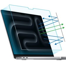 2-Pack Anti Blue Light Laptop Matte Screen Protector with 2023 MacBook 16 inc...