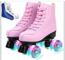 XUDREZ Teen Roller Skates for Women Size 35: Youth 4 / Women 4.5 Roller Skates
