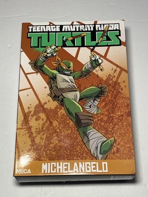 NECA TMNT Teenage Mutant Ninja Turtles 2012 Cartoon Michelangelo Action Figure